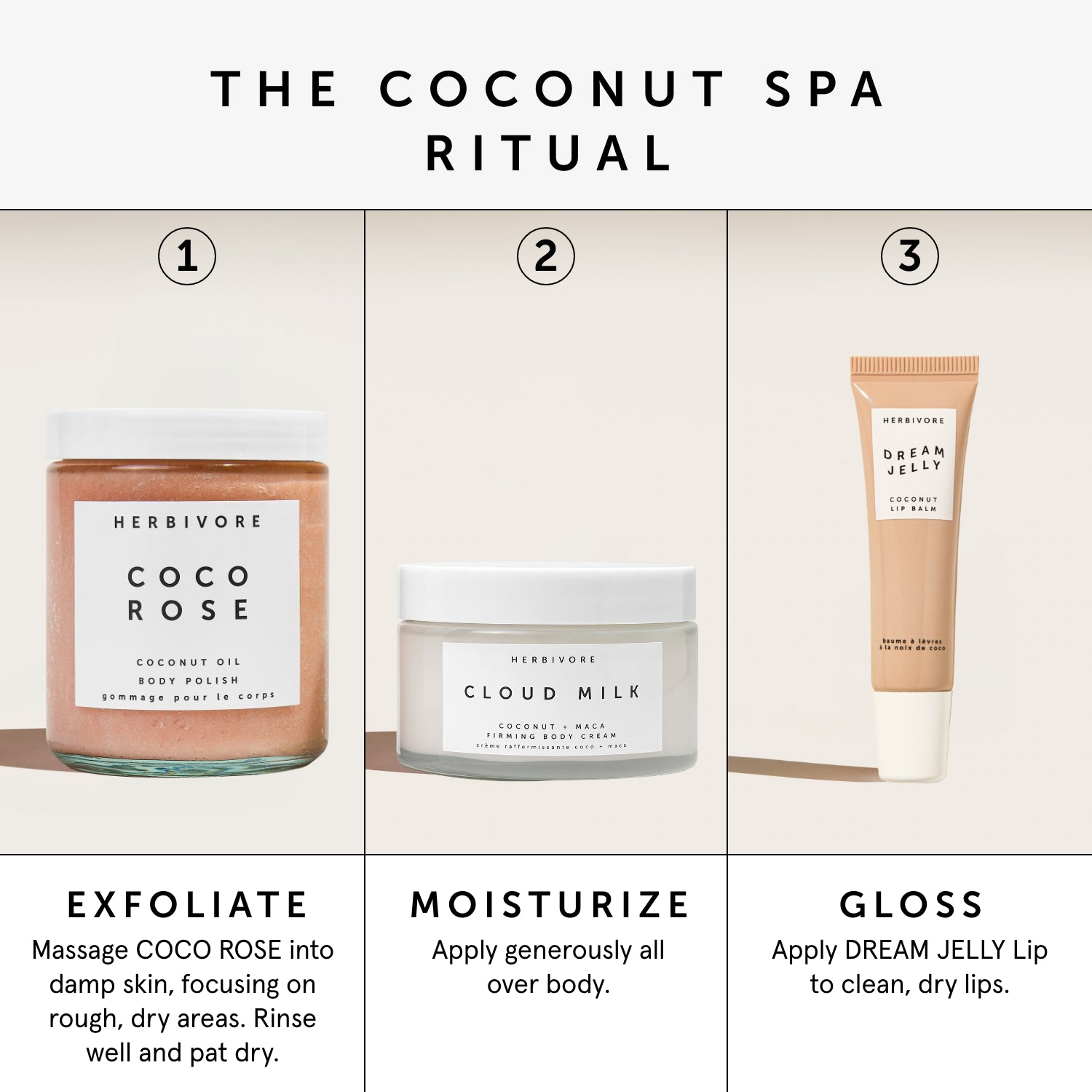 Coconut Cloud Set | Herbivore Botanicals