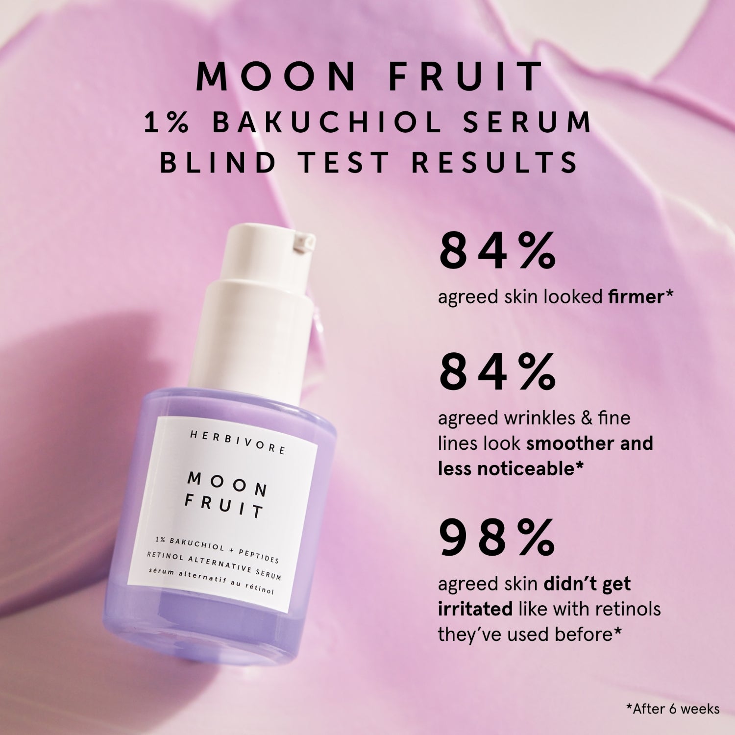 MOON FRUIT 1% Bakuchiol + Peptides Retinol Alternative Serum | Herbivore Botanicals