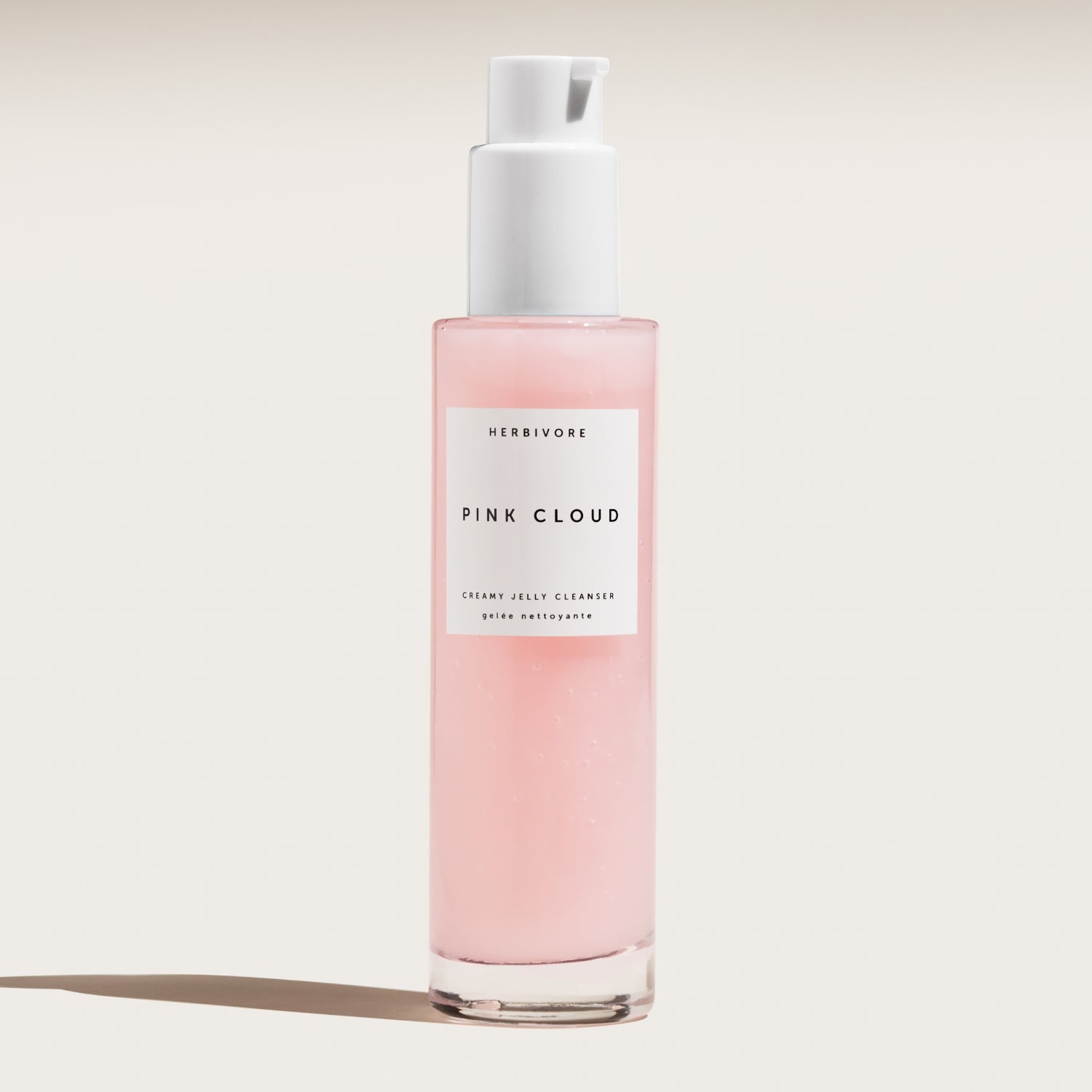 PINK CLOUD Rosewater + Tremella Creamy Jelly Cleanser | Herbivore Botanicals