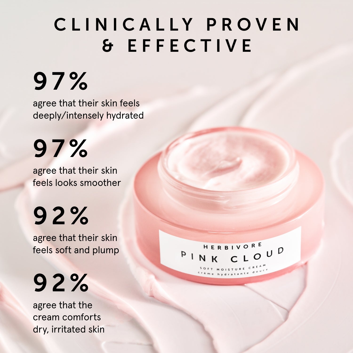 Pink Cloud Hydrating Moisture Cream | Herbivore Botanicals